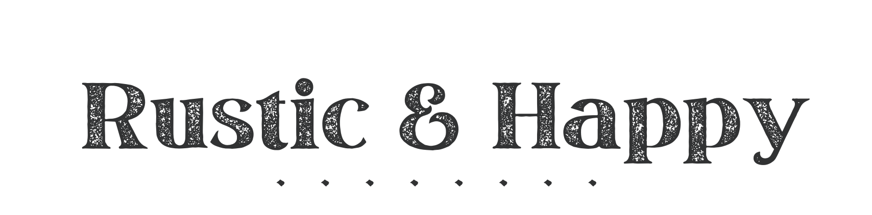 Rustic & Happy Logo